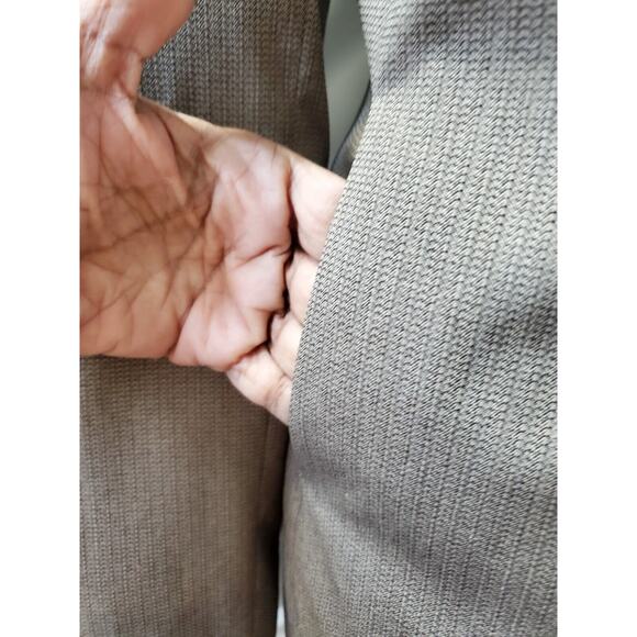 Morton Bernard Women Brown Polyester Single Breasted Blazer & Pant 2 Pcs Suit 10 - Picture 7 of 16